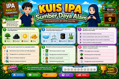 Soal Kuis IPA Visual Kelas 12 SMALB Tunarungu