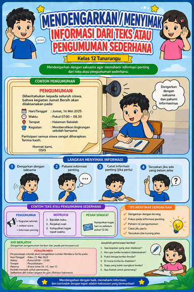 Media Pembelajaran Visual Kelas XII SMALB