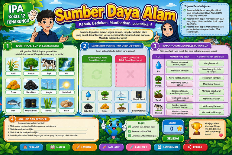 Media Pembelajaran Visual IPA Kelas XII SMALB