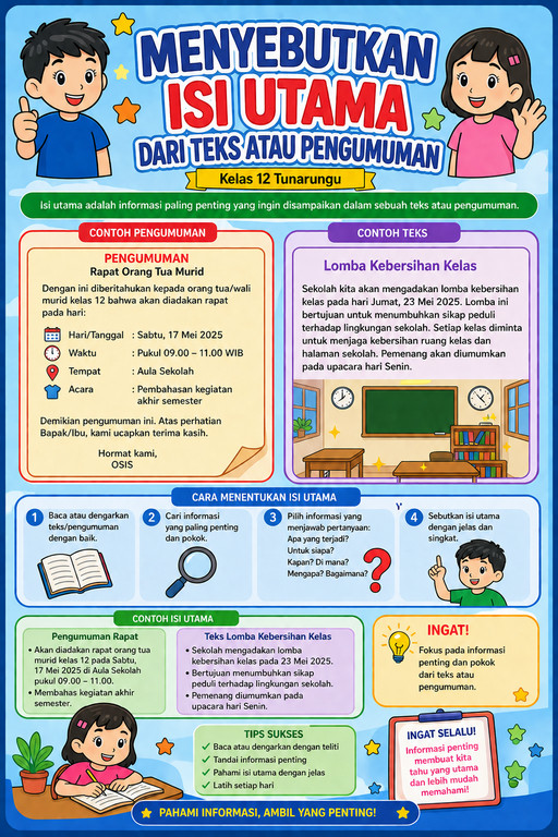 Media Pembelajaran Visual Kelas XII SMALB