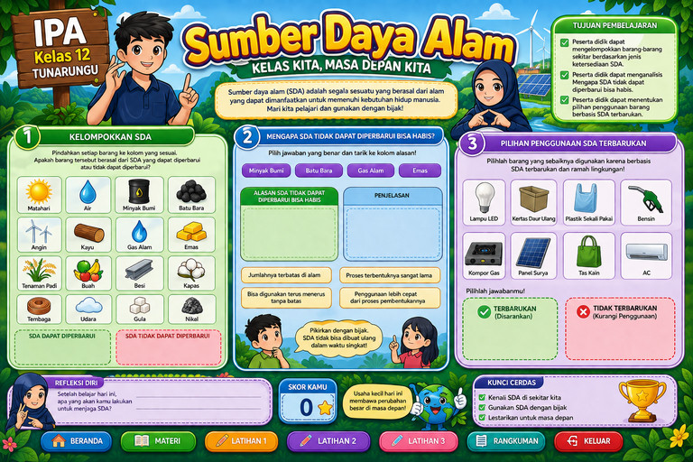 Media Pembelajaran Visual IPA Kelas XII SMALB