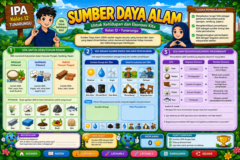 Media Pembelajaran Visual IPA Kelas XII SMALB