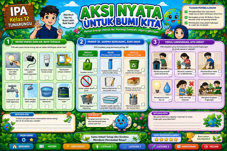 Media Pembelajaran Visual IPA Kelas XII SMALB